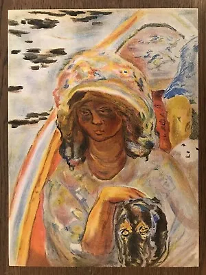 Pierre Bonnard Original Lithograph  Jeune Fille Dans Une Barque   1939 • $99