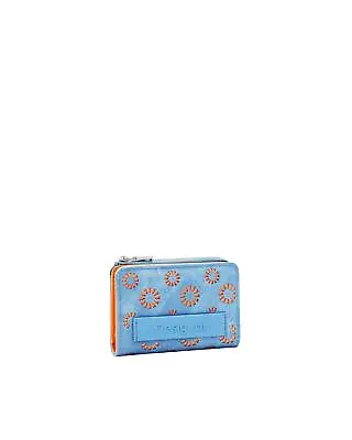 Desigual Printed Zip Wallet With Inside Pockets  -  Wallets  - Blue • $150.70