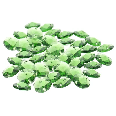 £8.16 • Buy  40 Pcs Lampwork Glass Bead Gemstone Beads Double Hole Octagonal