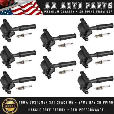 $116.45 • Buy Ignition Coil & Platinum Spark Plug For Jaguar Vanden Plas XJ8 XK8  UF347