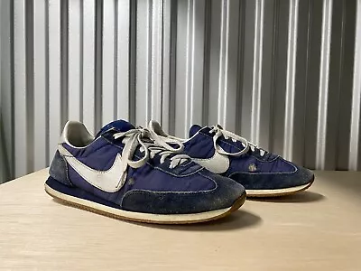 $199 • Buy 80s 1984 Nike Oceania Running Shoes Sneakers Size 9.5 VINTAGE RARE BLUE MEN OG