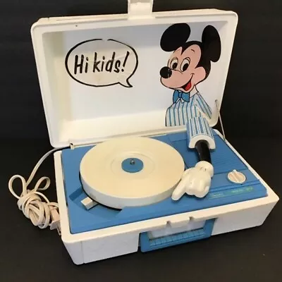 Mickey Mouse Record Player Sears Solid State • $80