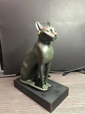 Ancient Egyptian Cat Figurine Intended To Contain A Mummified Cat • $150