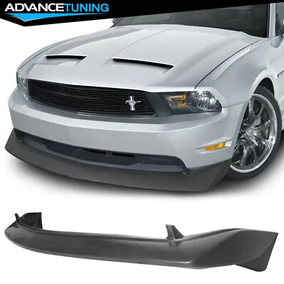 For 10-12 Ford Mustang GT V8 Type-B 2-Door PU Front Bumper Lip Spoiler Unpainted • $84.99