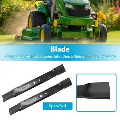 42 Inch Cut Blades Suitable For L100 Series John Deere Ride On Mower GX20249 • $32