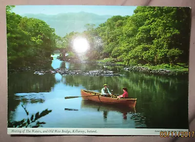 MEETING OF THE WATERS  KILLARNEY   Co. KERRY  Ireland   Postcard  John Hinde • $5.32