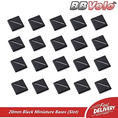 20mm Square Slot Bases Miniature Models Warhammer 40K AoS Games Workshop • £2.49