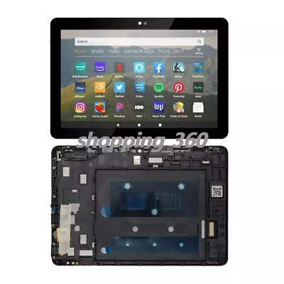 For 2020 Amazon Kindle Fire HD 8  10th K72LL4 LCD Touch Screen Glass+Frame USPS • $32.66