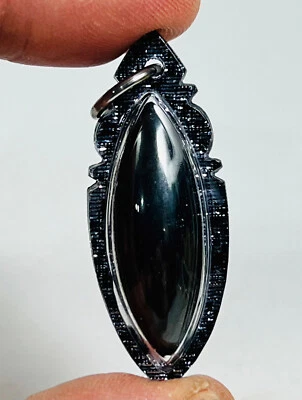 $29.99 • Buy Natural Black Leklai Talisman Amulet Magnet Attract Love Lucky Protect Pendant
