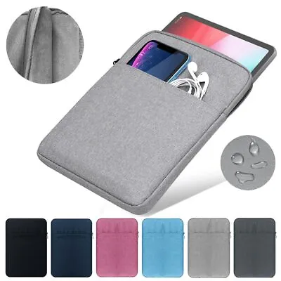 Universal Tablet Sleeve Case Shockproof Phone Bag Laptop Cover Protective Pouch • £4.74