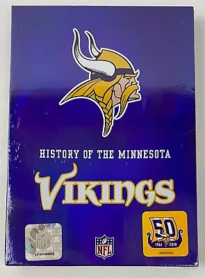 50 Years ~ 'HISTORY OF THE MINNESOTA VIKINGS' 2 Disc DVD 2010 NEW Sealed • $50