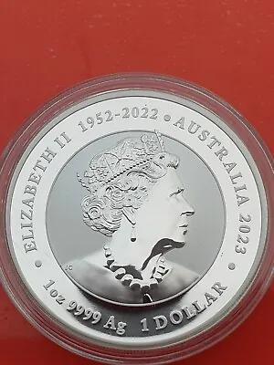 1oz Perth Mint Dragon And Koi 9999 Silver Bullion Coin In Capsule Never Opened  • £32.50