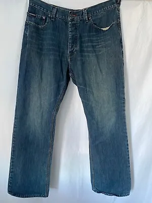 Yves Saint Laurent Jeans Indigo Vintage 90s Black Label W36 L32 Pre-Loved VGC • £99