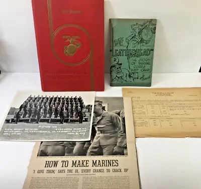 Marine Corps Recruit Depot Parris Island SC 1951 Yearbook 6th Battalion + More • $99.99