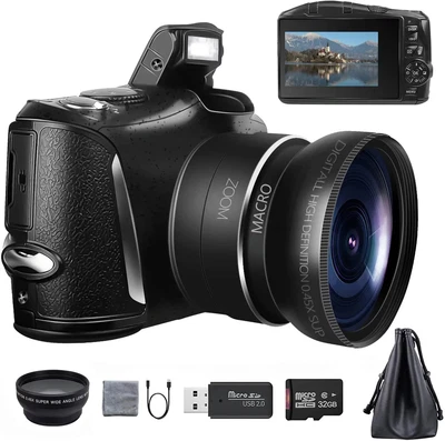 $174.99 • Buy Digital Camera 4K Ultra HD 48MP Vlogging Zoom Movie Camera Cannon