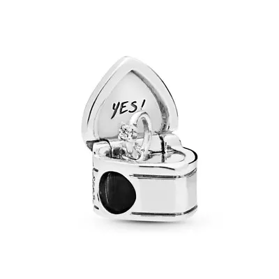 Pandora Silver Our Promise Charm Engagement Wedding Ring Pouch • £24