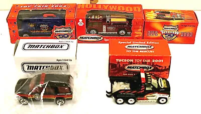 5 Pc Matchbox Superfast Toy Fair Collectors Club Die Cast Vehicles Limited Rare  • $64.99