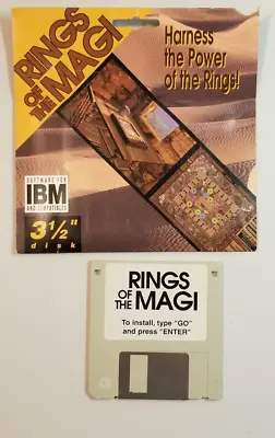 Rings Of The Magi PC 1995 IBM 3 1/2 Disk Limelight Publishing Shareware • $14