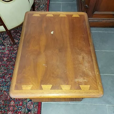 1963 Mid Century Lane Acclaim Dovetailed Walnut End Table  • $125