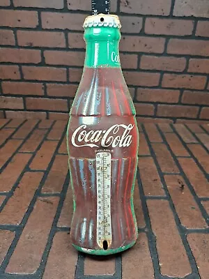 VTG Coca Cola Coke Thermometer Sign Made In The USA Mca • $29.99