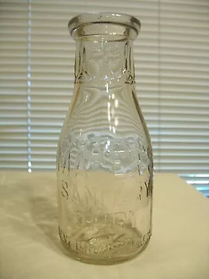 New Brunswick New Jersey Pint Milk Bottle - Meyer's Dairy • $20.99