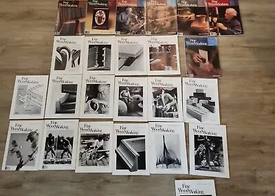$50 • Buy Fine Woodworking Magazine Lot 1981-1985 24 Total Issues Carpentry Carpenter Wood