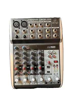 £50 • Buy Behringer 802 XENYX 8-Input 2-Bus Mixer Small Format Mixer