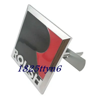 For Mustang R ROUSH Car Front Grille Metal Square Emblem Badge Black Red • $12.98