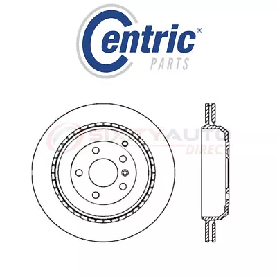 Centric High Carbon Alloy Disc Brake Rotor For 2008-2011 Mercedes-Benz ML350 Am • $113.41