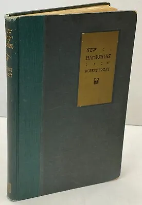 1923 First Edition New Hampshire By Robert Frost W/ Woodcuts By J.J. Lankes • $200