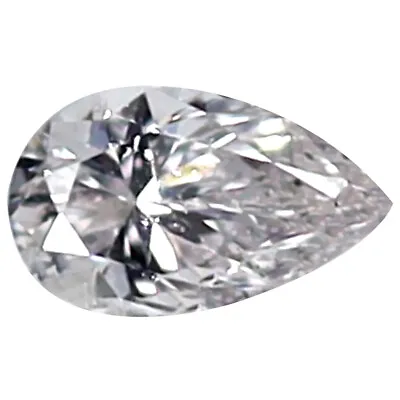 0.08 Ct Lovely Pear Cut (4 X 2 Mm) D (Colorless) Unheated / Untreated Diamond • $89.99