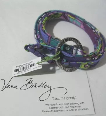 Vera Bradley HEATHER Breakaway Lanyard 4 KEYS KEY CARDS I.D. CASE Purse TOTE NWT • $22.95