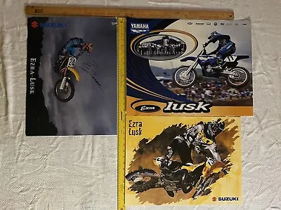 Vintage -- EZRA LUSK - Signed Posters - Rare 1990's Motocross & Supercross • $60