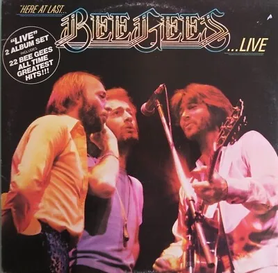 Bee Gees Hear At Last Live Australia Press 12'' Vinyl 2 X Lp 1977 Rare OZ Rock • $31