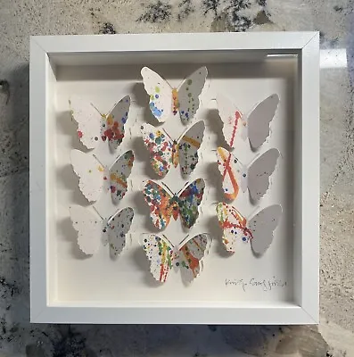 Ikea Olunda Signed Retired 3D Butterfly Shadow Box Colorful Wall Art  • £24.12