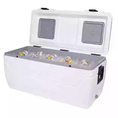 Igloo MaxCold Large 165 Quart 156 Litre 280 Can Cool Box Ice Cooler 7 Days *NEW* • £224.95