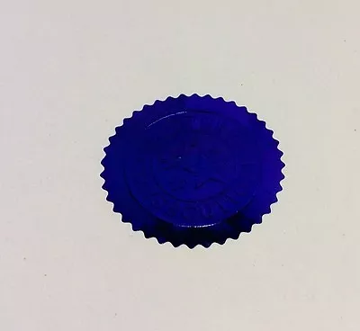 30 Metalic Blue Embossed Foil Seal Stickers Ideal For Certificates (VIRTUS) • £6.99