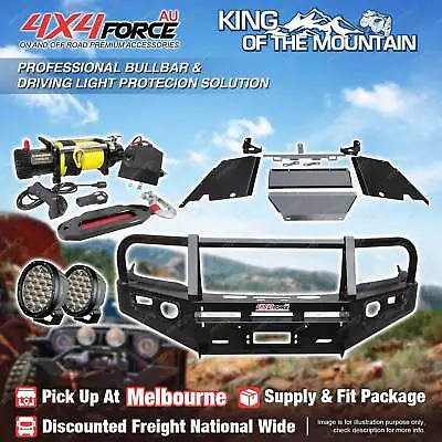 Armor Bullbar Skid Plate Light Winch For Toyota Hilux Vigo 2012-2015 MEL Stock • $1895