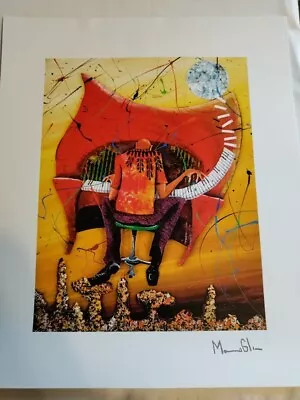 Marcus Glenn 2021  Keys To The Soul  (Red) Lithograph With Spot Varnish W/COA • $8.99