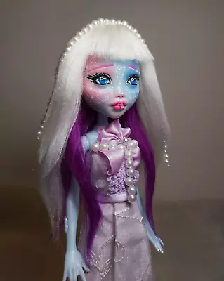 OOAK Monster High Repaint Custom Lagoona Figure/doll Dreamy Pastel Galaxy Girl • £156