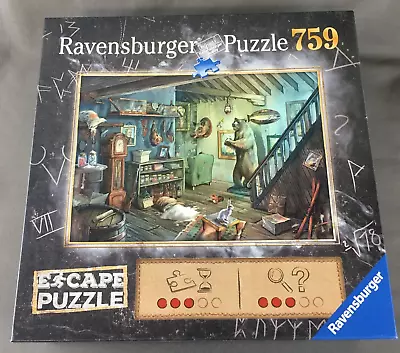 Ravensburger 759 Piece Escape Jigsaw Puzzle Forbidden Basement - Complete W/Code • $8.99