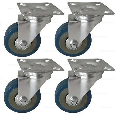 4 Pack 2'' Caster Wheels Swivel Plate Casters PVC • $15