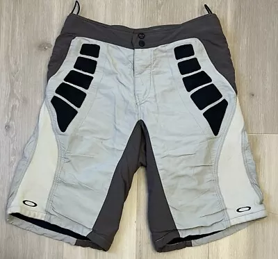 Oakley Vintage MTB Shorts Mens Size M Mountain Biking Tan Brown  30 Wx13  Inseam • $79.99