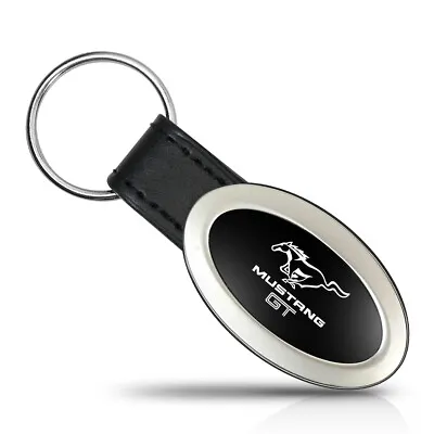 Ford Mustang GT Oval Style Metal Key Chain Key Fob Official Licensed • $14.99