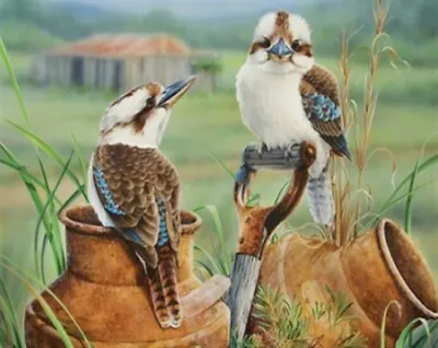 5D Diamond Painting Kit Full Round Drill Kookaburras Craft Home Decor Art • $17.95