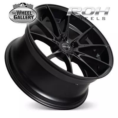 ROH Pursuit 17x8 5/100 Matt Black Set Of Alloy Wheels • $1076