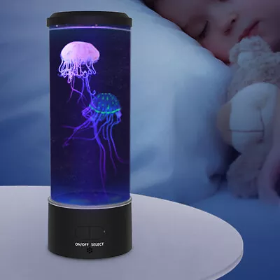 $29.99 • Buy LED Jellyfish Lamp USB Aquarium Lava Deco Light Colorful 5V Electronic Fish Tank