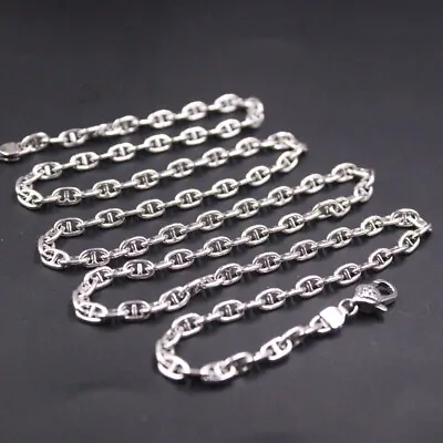 Sterling Silver Chain 925 Men Necklace Marine Link Anchor Chain 24inchL Gift • $52.35
