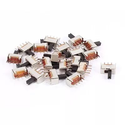 20 Pcs 3 Terminals PCB Mount 2 Position SPDT Horizontal Mini Slide Switch • $8.85