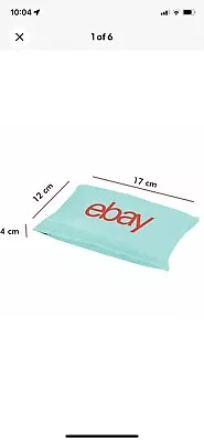 25 X EBay Branded Packaging Padded Bubble Jiffy Bag Mailers 120mm X 170mm X 40mm • £6